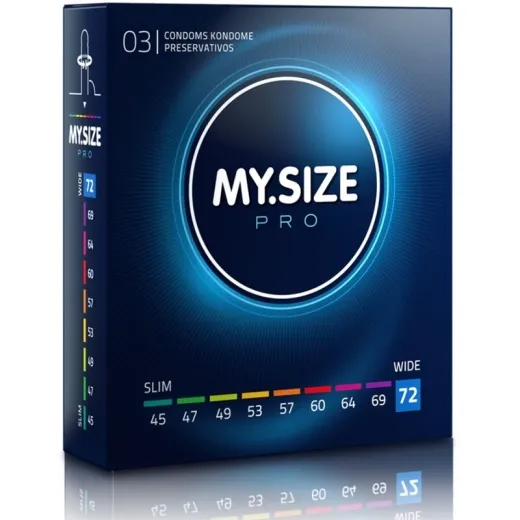 MY SIZE - PRO KONDOME 72 MM 3 EINHEITEN