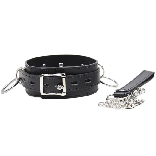 OHMAMA FETISH - SUBMISSION-HALSKETTE MIT 3 RINGEN