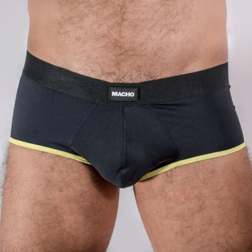 MACHO - MS24A KURZE UNTERHOSE DUNKELGELB L