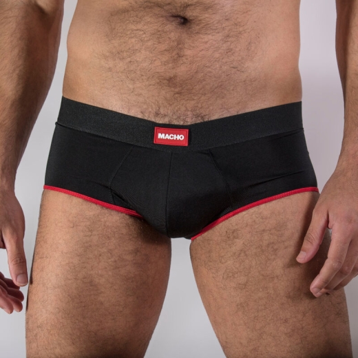 MACHO - MS24R UNTERHOSE DUNKELROT M