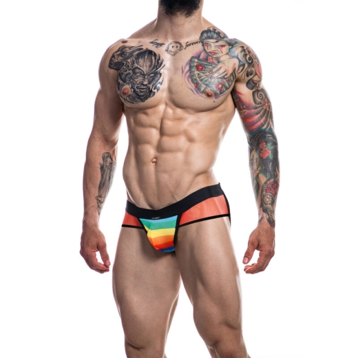 CUT4MEN - JOCKSTRAP REGENBOGEN XL