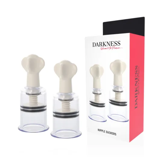 DARKNESS - TRANSPARENTE, BRUSTWARNCHEN-STIMULIERENDE WELLEN, 5 CM DIMENSION
