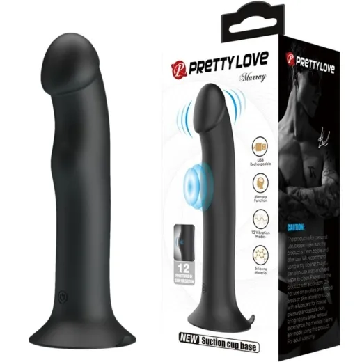 PRETTY LOVE - MURRAY VIBRATOR UND KLITORISSTIMULIERENDE WELLEN SCHWARZ