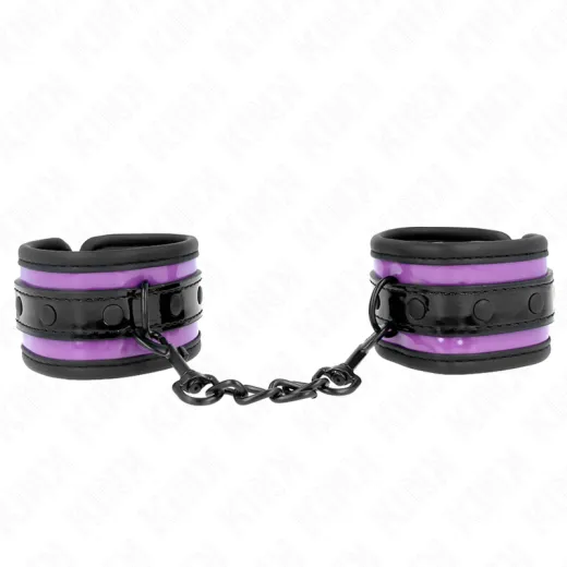 KINK - NEOPREN HANDGELENKFESSELN HELLLILA VERSTELLBAR 21-28 CM X 5 CM