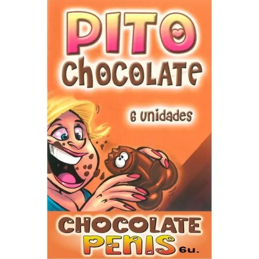 DIABLO PICANTE ? SCHACHTEL MIT 6 SCHOKOLADEN IN PENISFORM