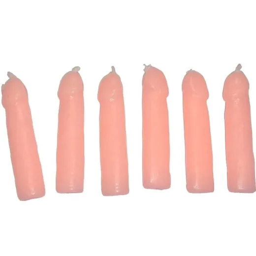 DIABLO PICANTE – 6 KERZEN IN FLEISCHPENISFORM