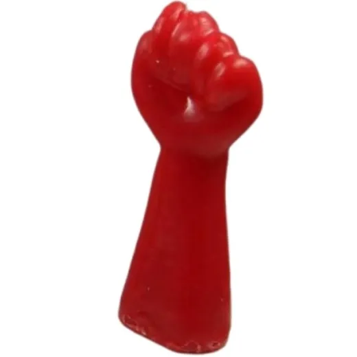 DIABLO PICANTE - FAUSTFÖRMIGE KERZE ROT