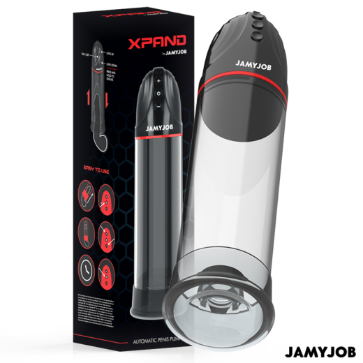 JAMYJOB - XPAND AUTOMATISCHE PUMPE 3 STUFEN STIMULIERENDER WELLEN GRAU
