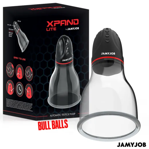 JAMYJOB - XPAND LITE AUTOMATISCHE HODENPUMPE 3 STIMULIERENDE WELLENSTUFEN GRAU