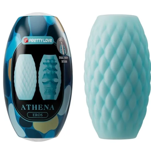 PRETTY LOVE - ATHENA EROS MÄNNLICHER MASTURBATOR AUS SILIKON, HIMMELBLAU