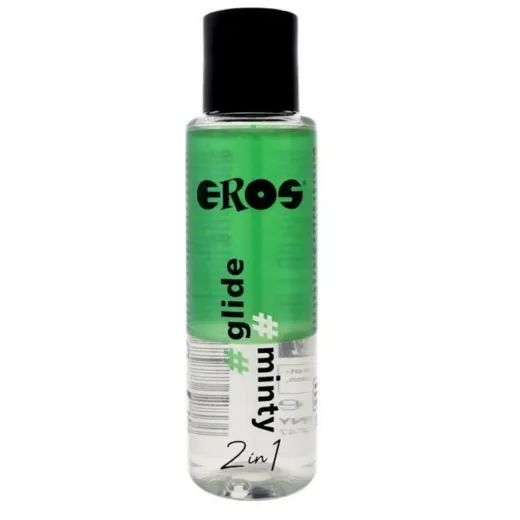 EROS - &quote;2 IN 1&quote;GLIDE MINTY GLEITMITTEL AUF SILIKONBASIS 100 ML