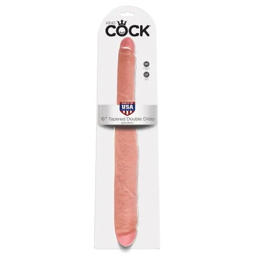 KING COCK DOPPELTER NATURDILDO 40,6 CM