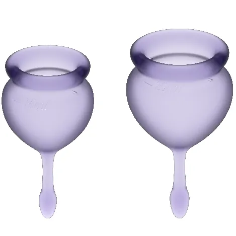SATISFYER - FEEL GOOD MENSTRUAL CUP LILA 15 + 20 ML