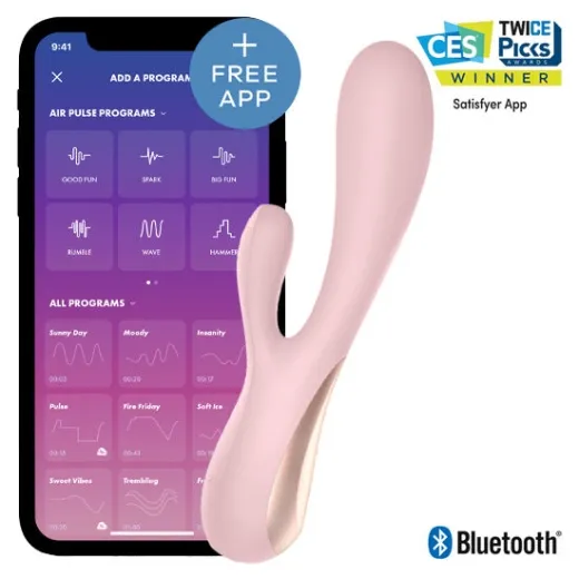 SATISFYER - MONO FLEX ROSA MIT APP
