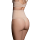 BYE-BRA - NAHTLOSER GÜRTEL STIL TANGA BEIGE GRÖSSE L