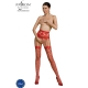 PASSION - ECO COLLECTION BODYSTOCKING ECO S009 ROT