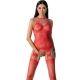 PASSION - BS095 ROTER BODYSTOCKING, EINE GRÖSSE