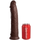 KING COCK - ELITE REALISTISCHER SILIKONDILDO 28 CM BRAUN