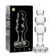 NEBULA SERIES BY IBIZA - MODELL 1 STECKER BOROSILIKATGLAS TRANSPARENT 10.5 CM -O- 3 CM