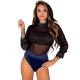 LIVCO CORSETTI FASHION - DRIMINA LC90690 MARINEBLAUER BODY S/M