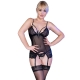 CHILIROSE - CR 4415 SET KORSETT SCHWARZ S/M