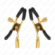 KINK - GOLDENE NIPPELKLEMMEN 6 CM
