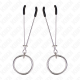 KINK - DÜNNE NIPPELKLEMMEN MIT O-RING 7 CM