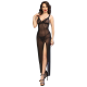 CHILIROSE - CR 4723 LANGES BABYDOLL & TANGA SCHWARZ XL