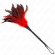 KINK - RED MAIDS HORNFORM TICKLE HÜHNERFEDERN 36 CM