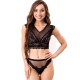 LIVCO CORSETTI FASHION - ELIN LC 20212 BH + HÖSCHEN SCHWARZ L/XL