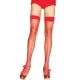 LEG AVENUE - FISHNET THIGH HIGHS ROT EINE GRÖSSE