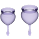 SATISFYER - FEEL GOOD MENSTRUAL CUP LILA 15 + 20 ML