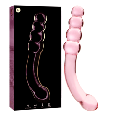 NEBULA SERIES BY IBIZA - MODELL 14 DILDO BOROSILIKATGLAS ROSA 18.5 CM -O- 3 CM