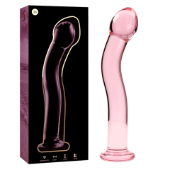 NEBULA SERIES BY IBIZA - MODELL 18 DILDO BOROSILIKATGLAS ROSA 18.5 CM -O- 3.5 CM