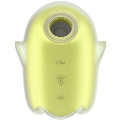 SATISFYER - GLOWING GHOST AIR PULSE & VIBRATOR GELB