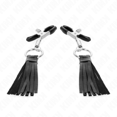 KINK - KUNSTLEDER QUASTEN NIPPELKLEMMEN 6 CM