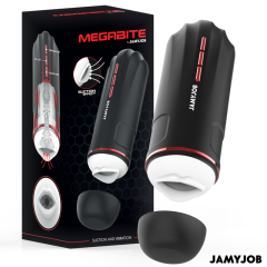JAMYJOB - MEGABITE AUTOMATISCHER MUNDMASTURBATOR 5 MODI STIMULIERENDE WELLEN UND VIBRATION